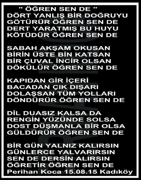 ÖĞREN SEN DE